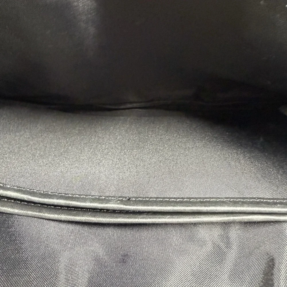 TUMI Alpha‎ All Black Leather Shoulder Laptop Bag